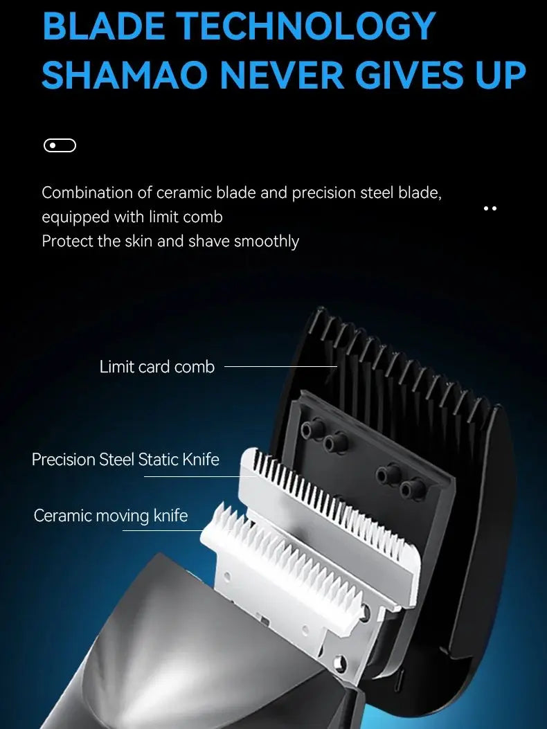 Kemei Waterproof Hair Trimmers For Men Multi-functiona KM-1840