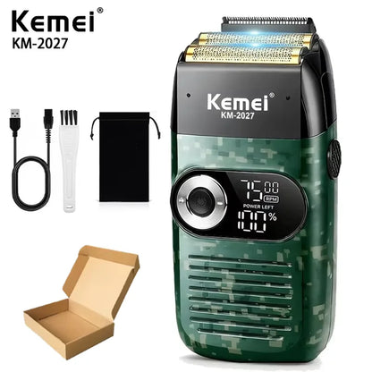 Original Kemei KM-2026 KM-2027 2 In 1 Electric Shaver