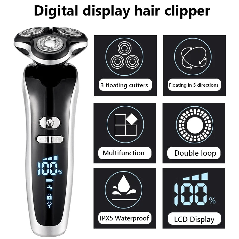 New Electric Shaver For Men 4D Electric Beard Trimmer For Men