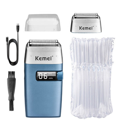 Original Kemei 3-Speed Motor Hair Beard Electric Shaver For Men