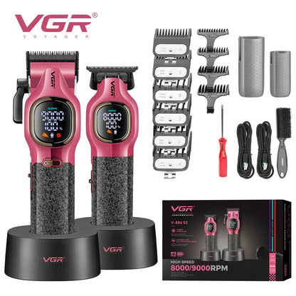 VGR high-end hair trimmer two-piece set V-886 S2