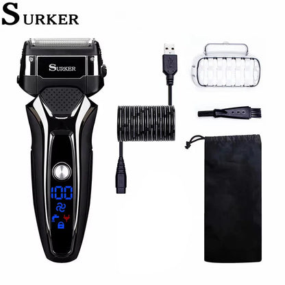 Electric Shaver for Men Rechargeable Intelligent Shaving Machine