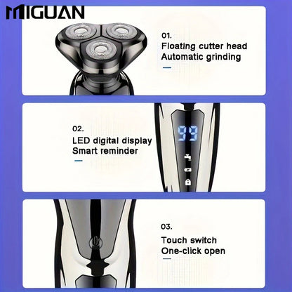 Electric Razor For Men  3 In 1 Electric Shaver Nose Hair Trimmer