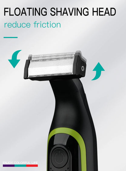 VGR Hair Trimmer Rechargeable Razor Waterproof Shaver V-017