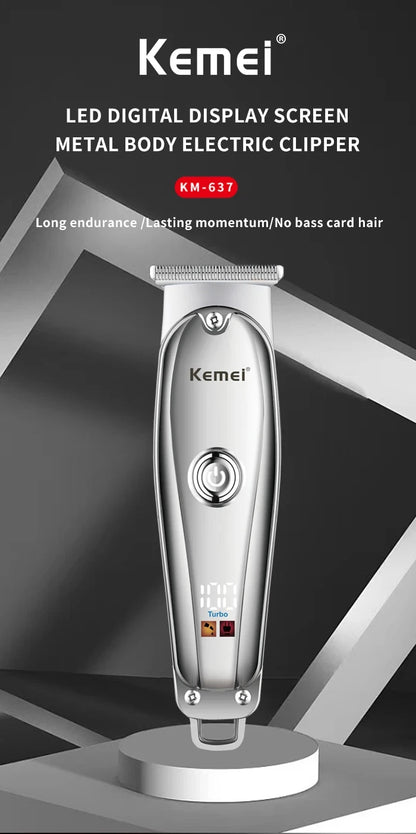 Kemei-637 Hair Trimmer For Men Beard Trimer