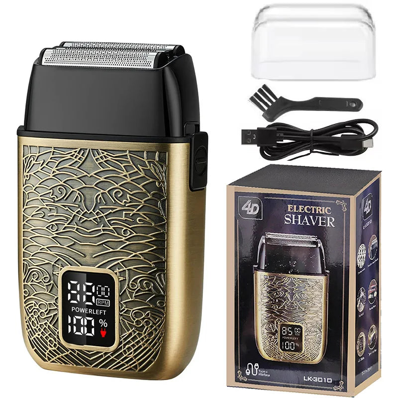 4D LK3010 All Metal IPX6 Waterproof Electric Shaver
