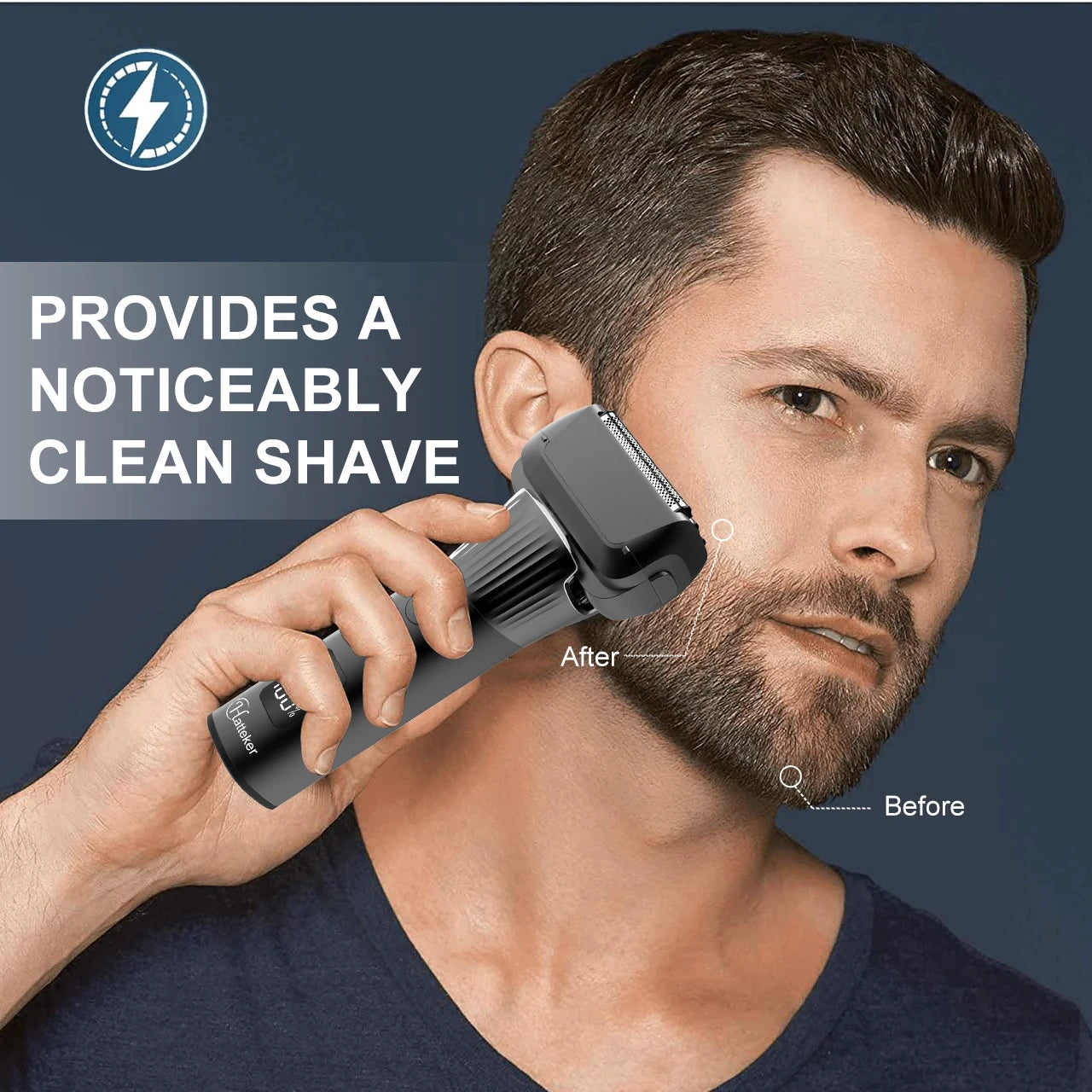 5-D Reciprocating Shaver for Men with LCD Digital Display