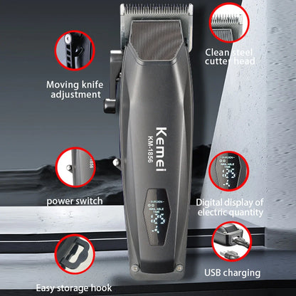 KEMEI Electric Rechargeable Best Hair Trimmer Professional Cordless