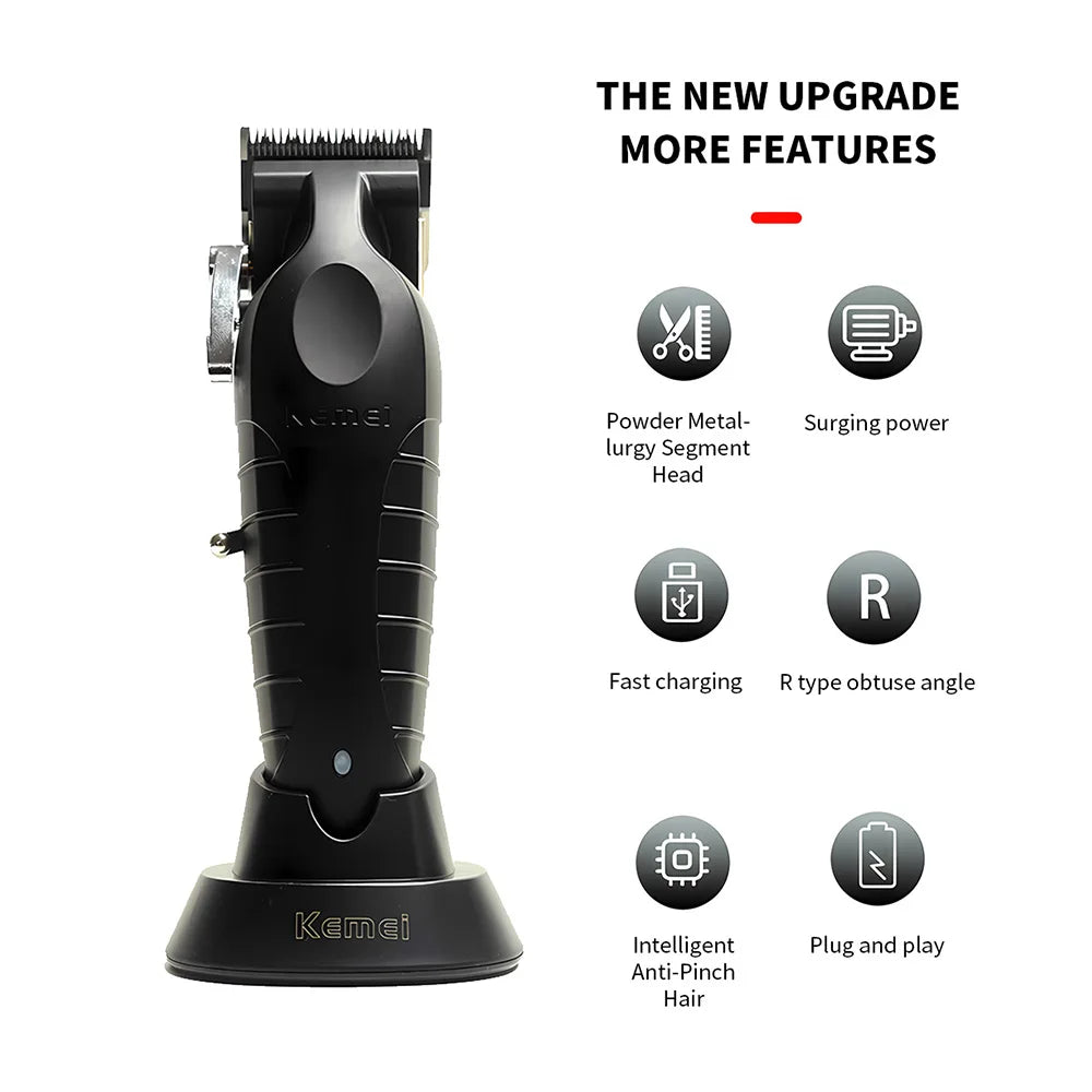 Kemei KM-2996 Professional Precision Fade Hair Clippers Cordless