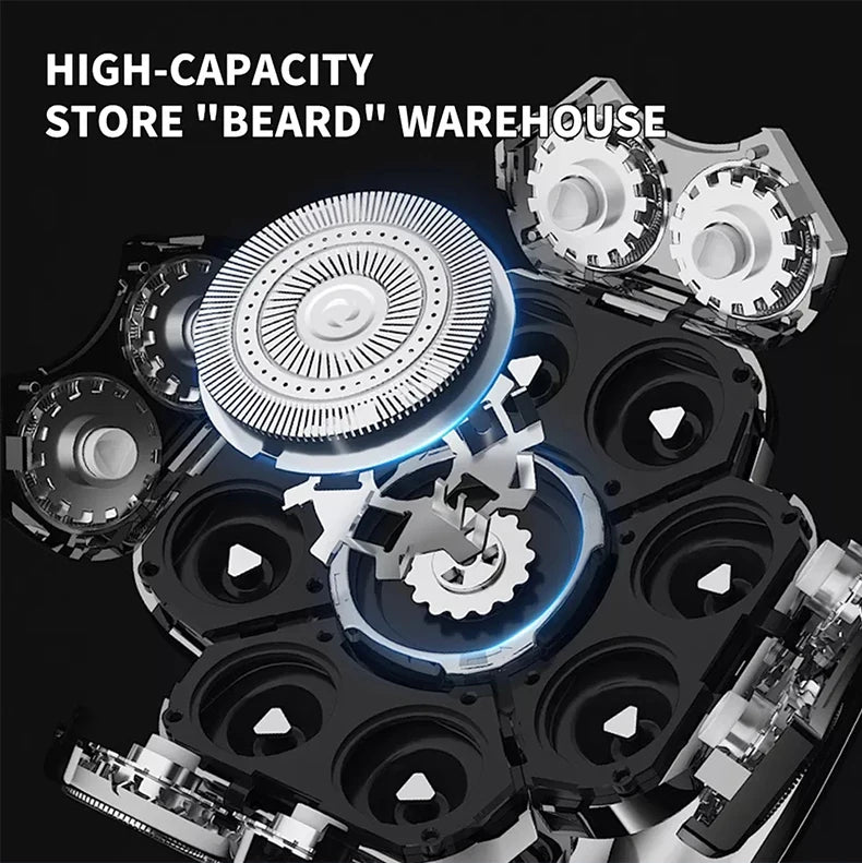 YUNCHi 6 in 1 Grooming Kit Electric Shaver Men's Beard