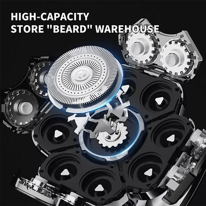 YUNCHi 6 in 1 Grooming Kit Electric Shaver Men's Beard