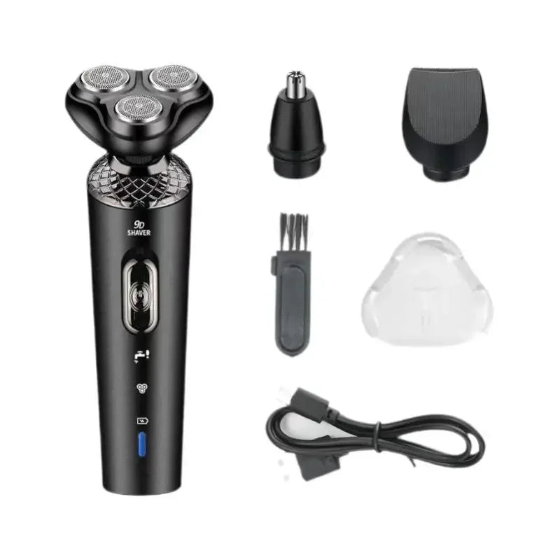 3-in-1 Electric Shaver Multi Functional Waterproof Men's Smart Trimmer