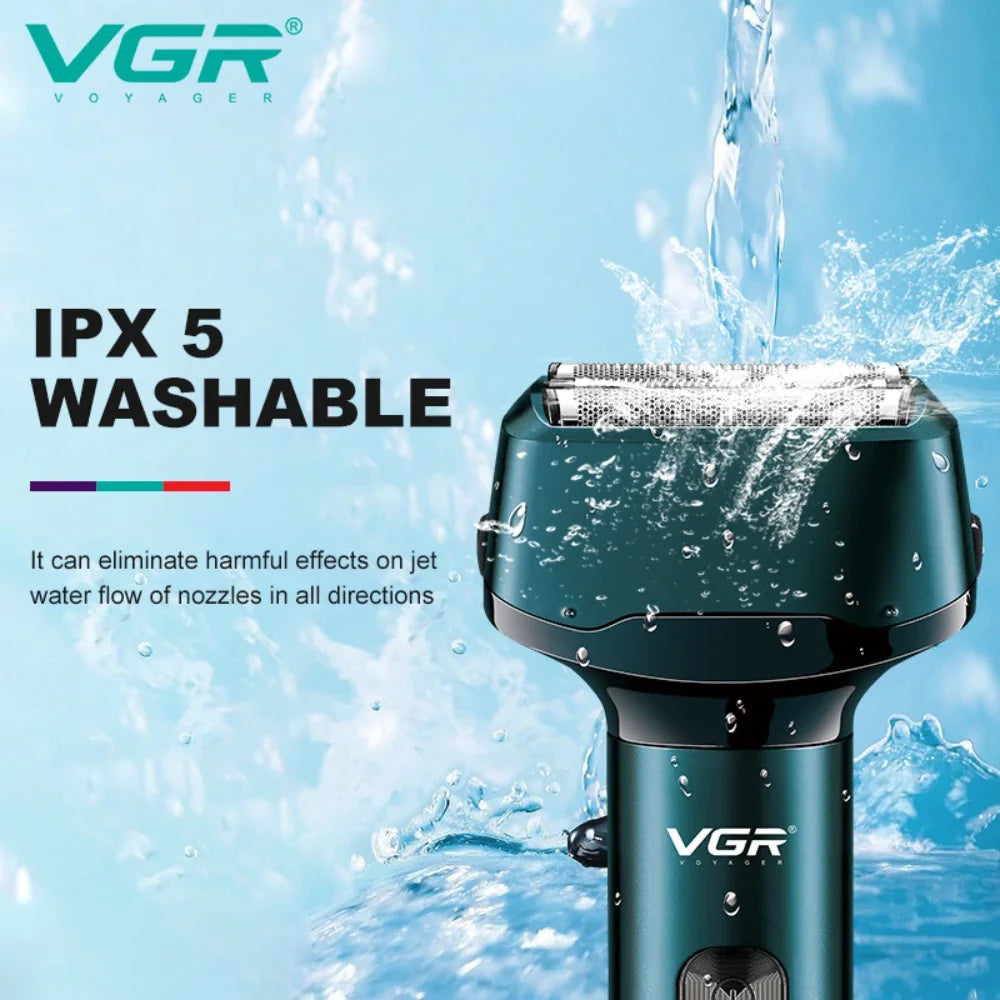VGR 3 Blades Professional Electric Shaver For Men V-371