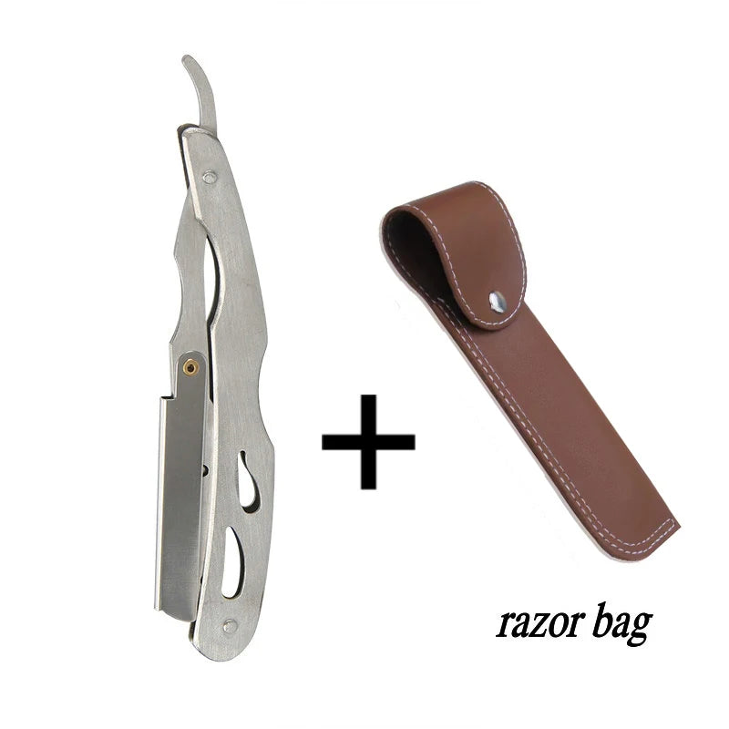 Professional Manual Shaver Straight Edge Stainless Steel