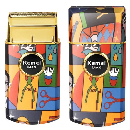 Kemei KM-RS7098 Titanium Double Foil Reciprocating Shaver