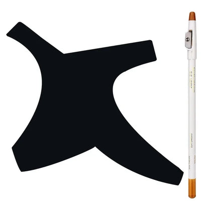 Beard Lineup Guide Template Kit White Pencil Shaper