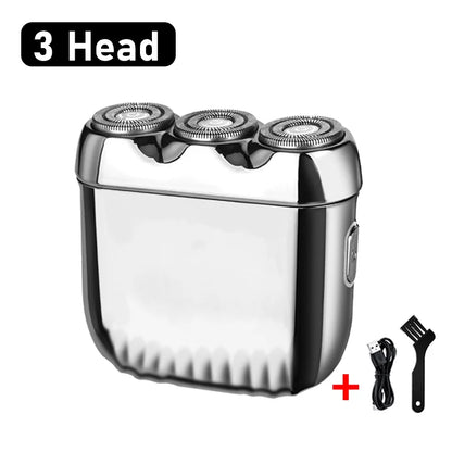 Mini Electric Shaver For Men Portable Rechargeable Beard Razor