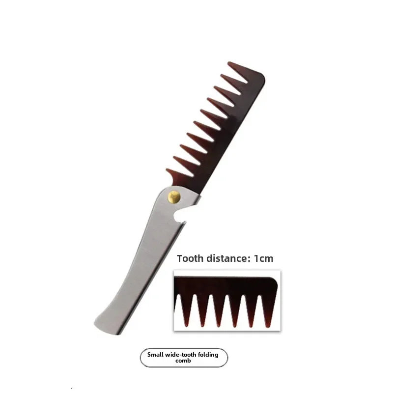 Multifunctional Folding Comb Men Beard Styling Combs