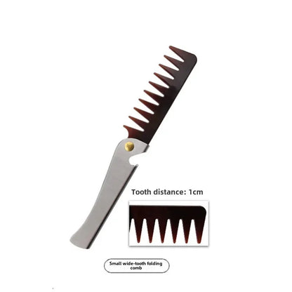 Multifunctional Folding Comb Men Beard Styling Combs