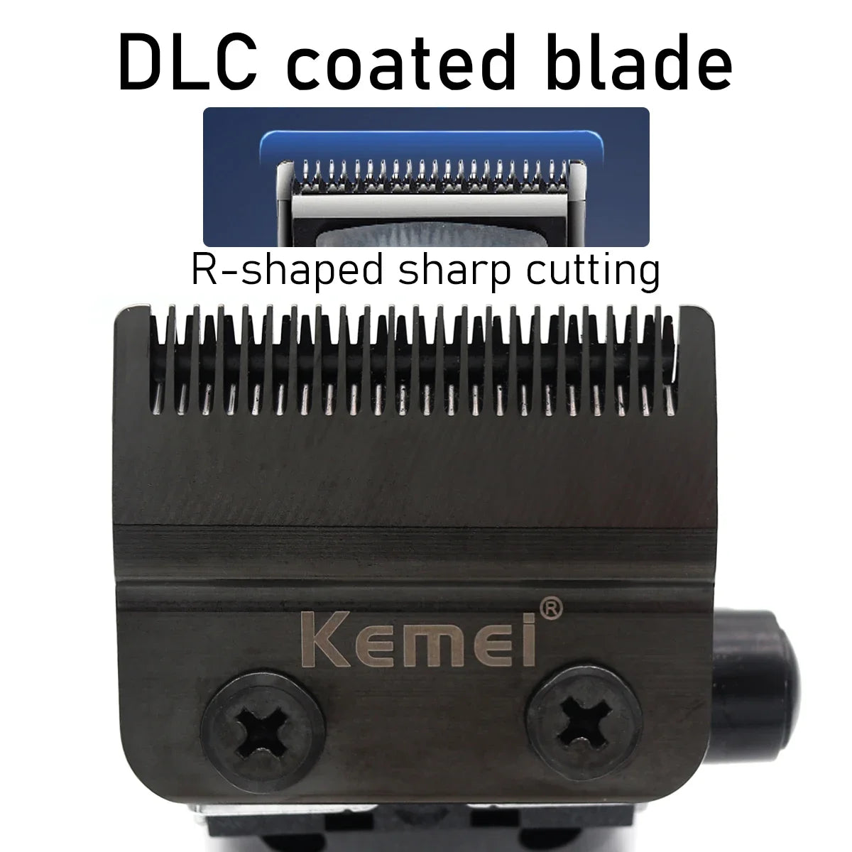 Kemei High Speed Magnetic Motor Professional Barber Hair Clippers