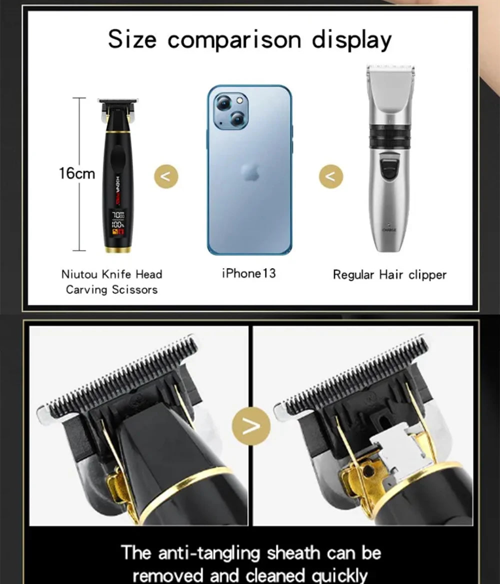 HIENA Hair cutting machine hair clipper Trimmer professional electric shaver