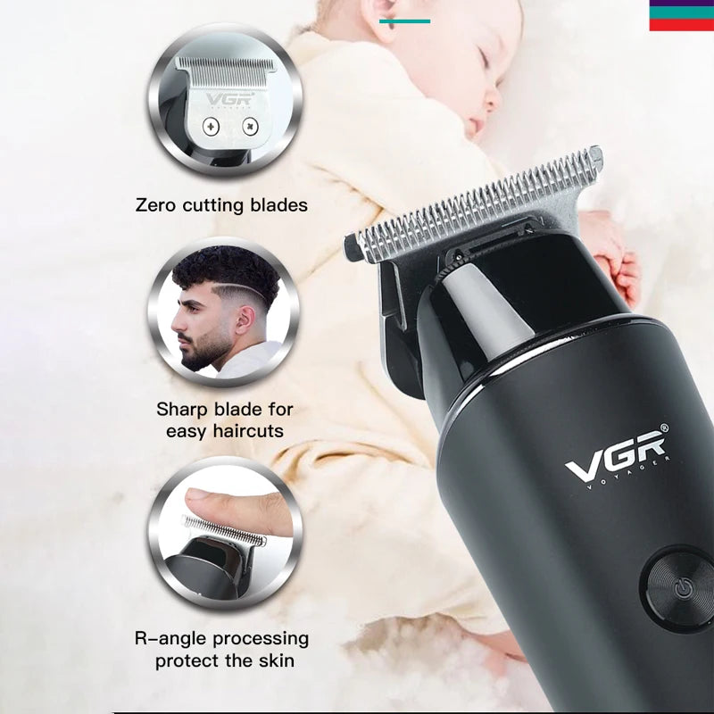 VGR V-937 Professional Electric Hair Trimmer Cordless Beard Set