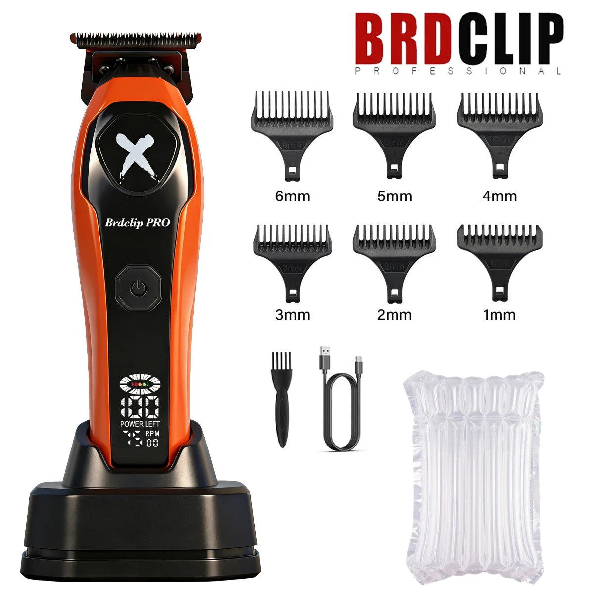 BRDCLIP 619 339 Hair Clippers Cordless Clippers Barber Electric