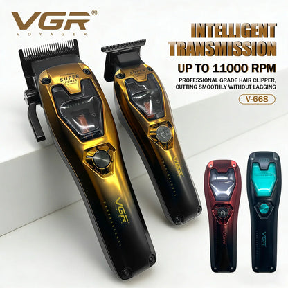 VGR Hair Trimmer Professional Clippers Cordless  V-668C V-668T