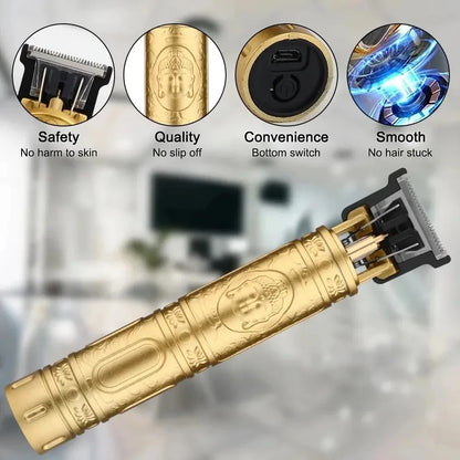 Electric Rechargeable Vintage T9 Man Shaver Trimmer