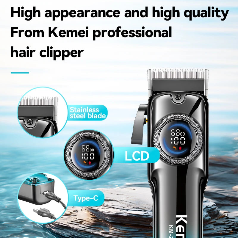 KEMEI Km-2279 Professional Hair Clipper 210mins Hair Clippers