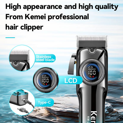 KEMEI Km-2279 Professional Hair Clipper 210mins Hair Clippers