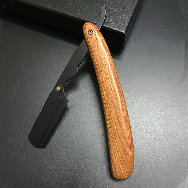 Wooden trimmer manual shaver professional straight edge