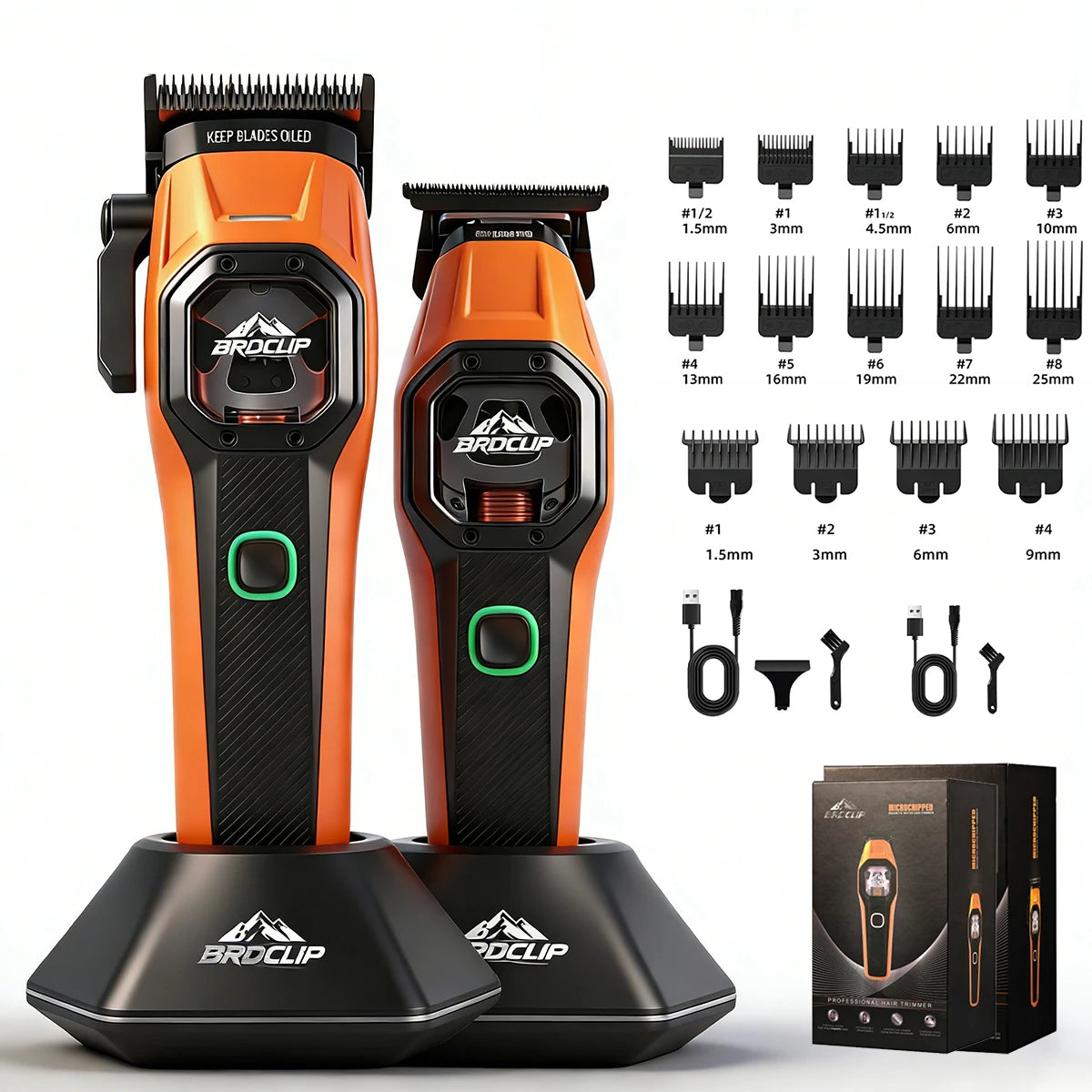 New Professional BRDCLIP Salon Barber Kit Hair Clipper
