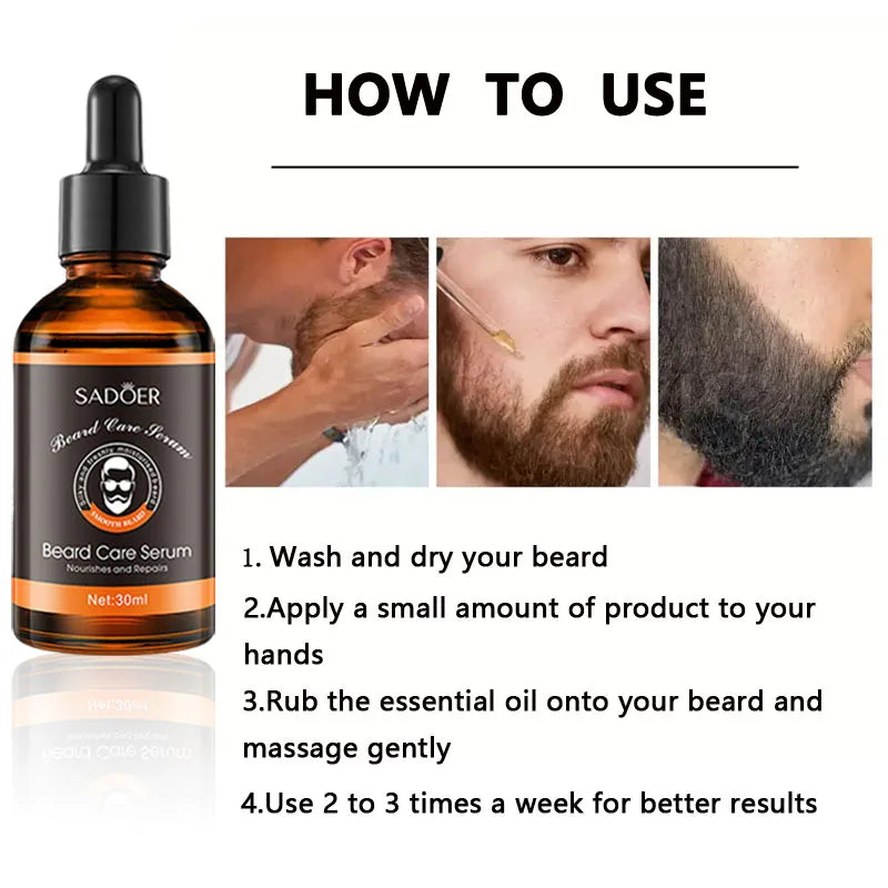 Men's Beard Care Set Suitable for Beard Care