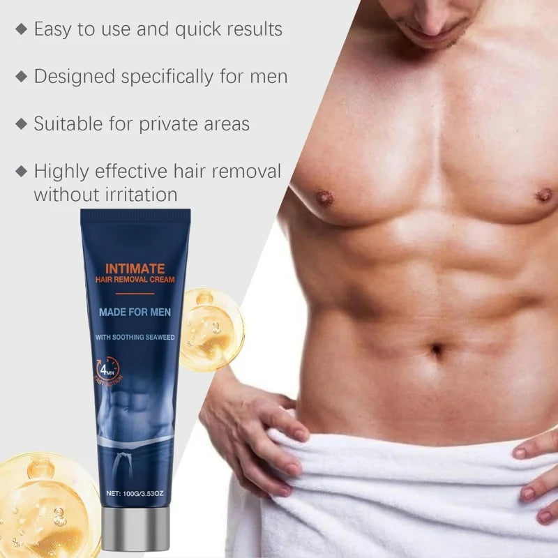 Avocado Man Hair Removal Cream Intimate Areas Hair Remover