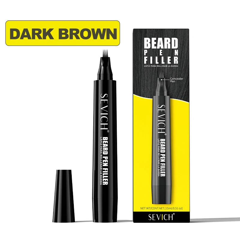 Beard Filler Pen Men Beard Pencil Filler Color Dye Pen