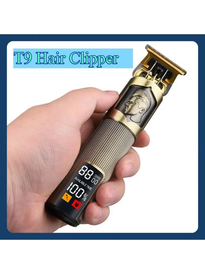 Hair Clipper USB Charging Hair Cutting Machine Electric Vintage Trimmer