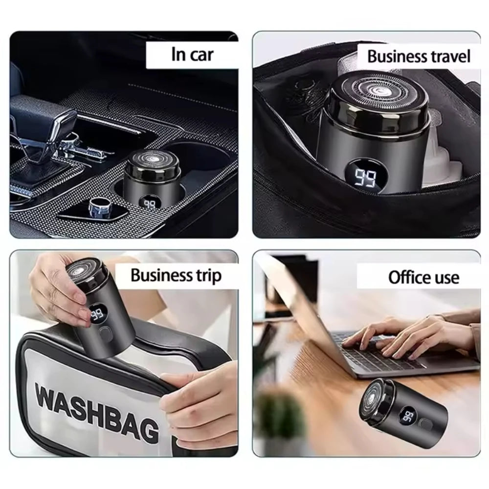 Men Electric Mini Shaver Rechargeable Type-c Charging  Razor
