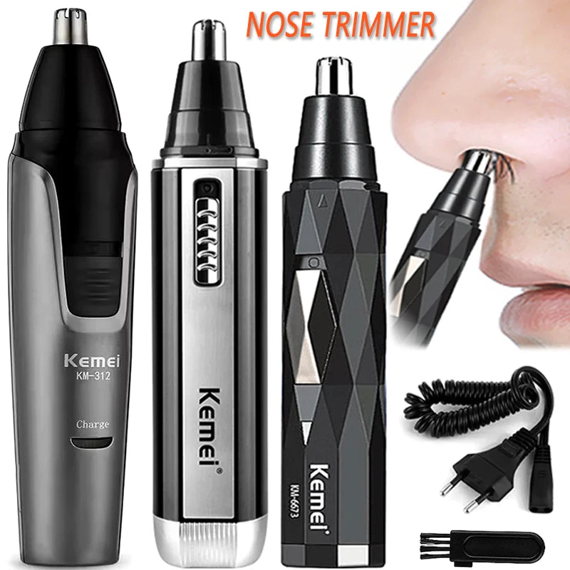 Kemei 2in1 & 4in1 Nose Hair Trimmer Rechargeable Trimer