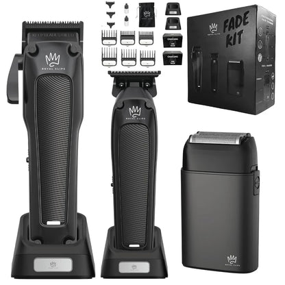 Professional Cordless Hair Clipper & Trimmer & Foil Shaver