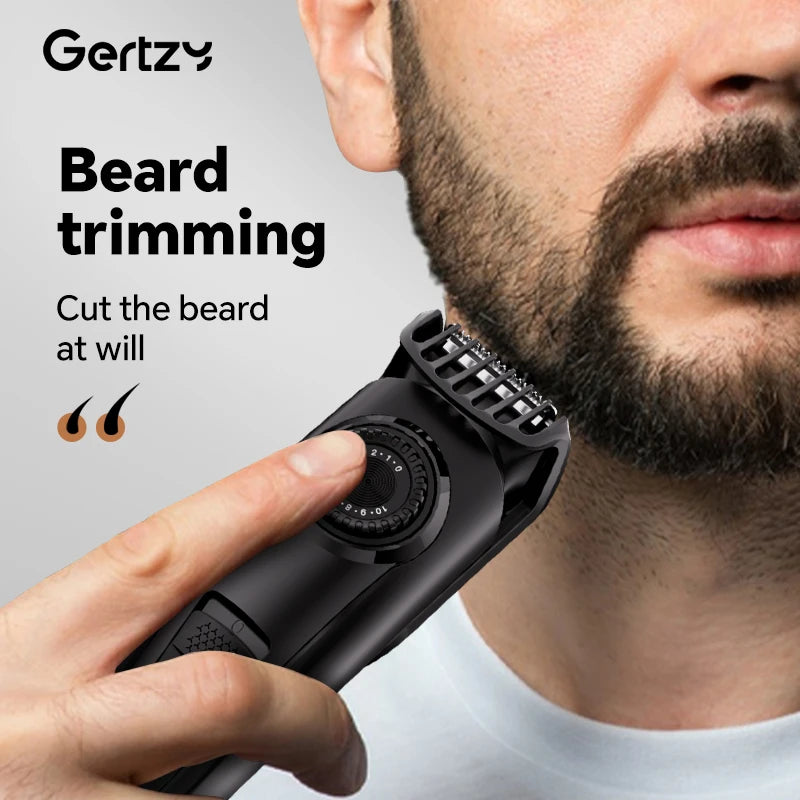 Electric hair clipper kit with digital display multifunctional
