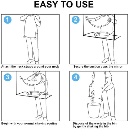 Men's shaving edge wrapped apron Add cloth bag