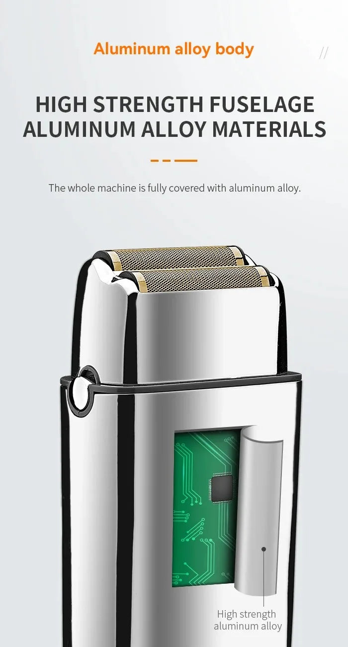 Kemei Tx5 Pro Metal Housing Barber Shop Hair Electric Shaver