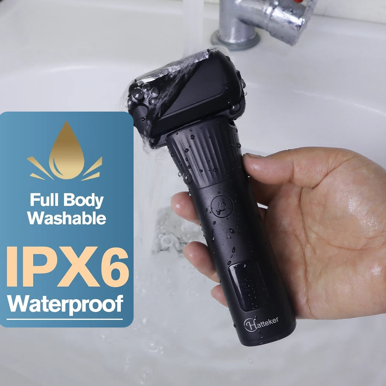 5-D Reciprocating Shaver for Men with LCD Digital Display