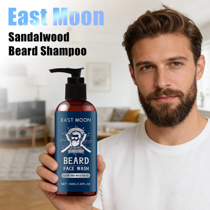 Sandalwood Oil Beard Shampoo Nourish Beard Improve Rough Texture