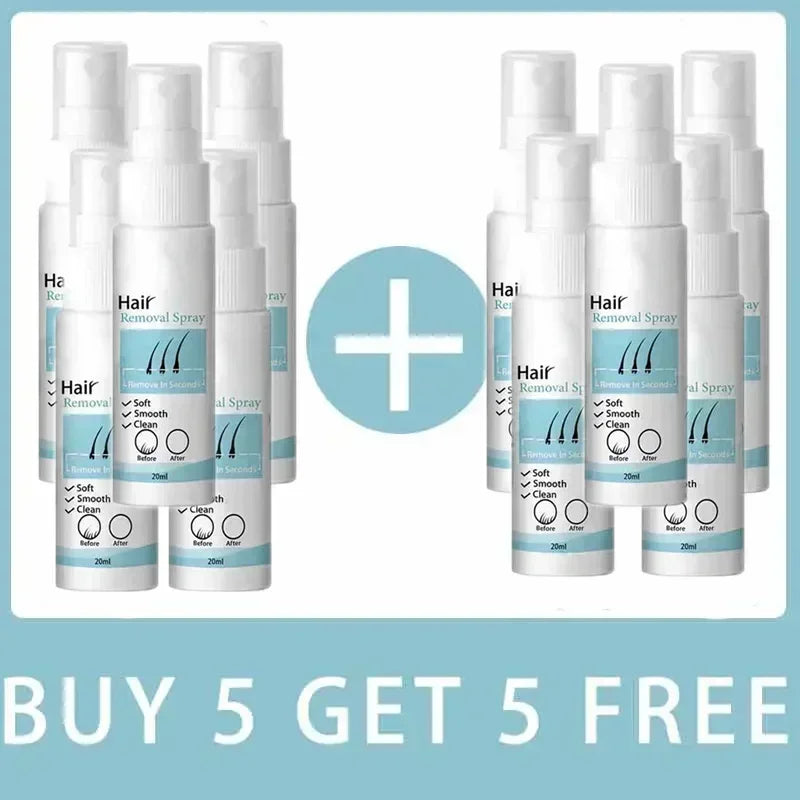 Permanent Hair Removal Spray  Dissolves Hair Instantly