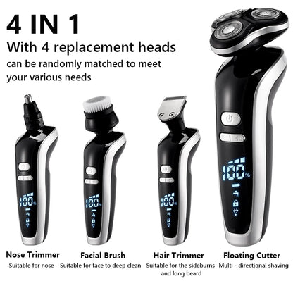 New Electric Shaver For Men 4D Electric Beard Trimmer For Men