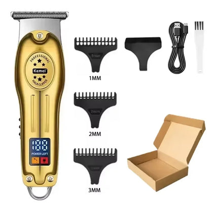 Kemei KM-2628 KM-678 KM-2024 USB Rechargeable Hair Clipper