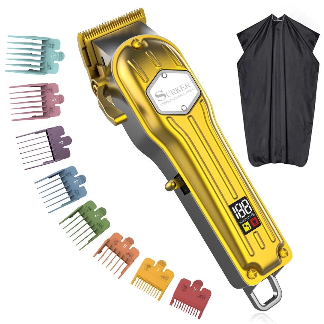 Surker  Gold Trimmer for Men Hair Clipper Razor  K7S