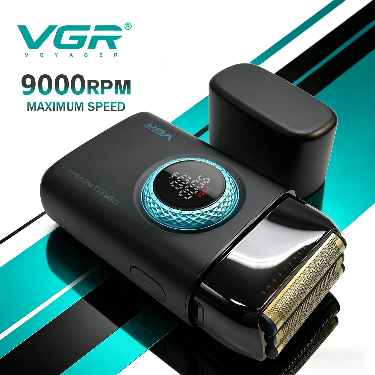 VGR Professional Beard Trimmer 9000 RPM Electric Razor V-378